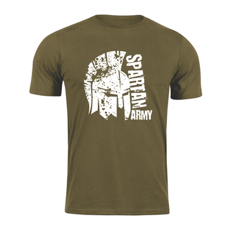 DRAGOWA kratka majica spartan army Leon, maslinasta 160g/m2