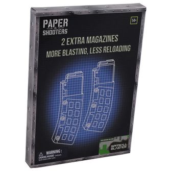 PAPER SHOOTERS Zamjenski spremnici za oružje Paper Shooters Green Spit, 2 komada