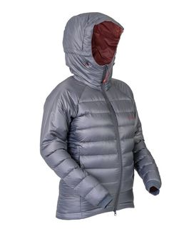 Patizon Ženska izo zimska jakna ReLight Pro, antracit / tamnocrvena