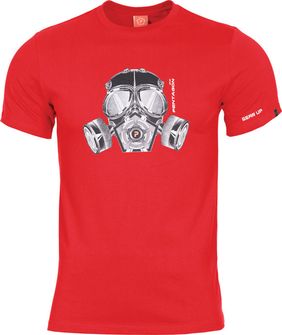 Pentagon majica Gas Mask, crvena