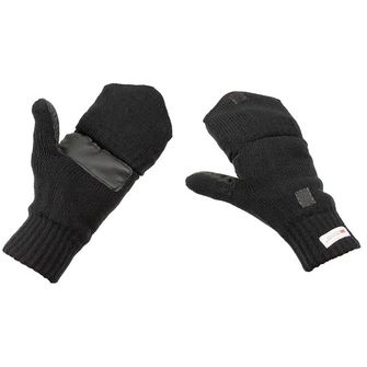 MFH Pletene rukavice s izolacijom 3M™ Thinsulate™, crna