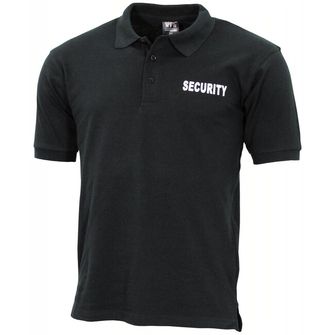 MFH Polo majica Security s kratkim rukavima, crna