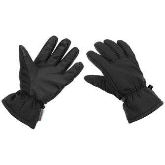MFH Softshell rukavice s izolacijom 3M™ Thinsulate™, crna