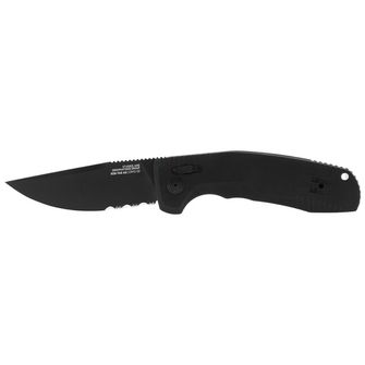 SOG Pop-up nož SOG-TAC AU – crni / djelomično nazubljen