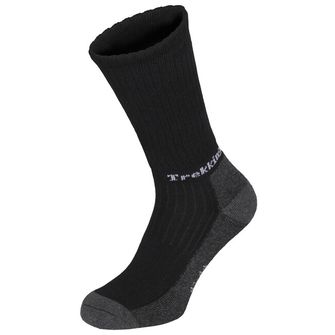 Fox Outdoor Turističke čarape Lusen s frotir potplatom, crna