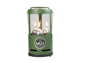 UCO Prijenosna lampa za 3 svijeće, zelena