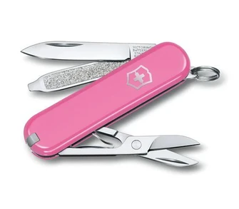 Victorinox Classic SD Colours Cherry Blossom, višenamjenski nož, ružičasti, 7 funkcija