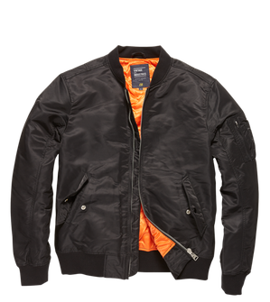 Vintage Industries Bomber Welder prijelazna jakna, crna