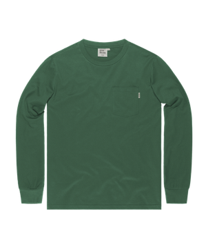 Vintage Industries Grant džepna majica s dugim rukavima, svijetlo zelena