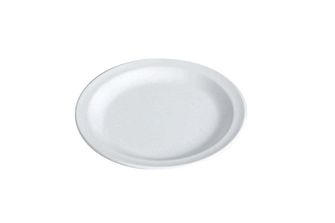 Waca Melaminski ravni tanjur promjera 23,5 cm bijele boje.