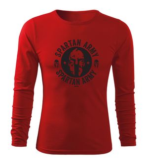 DRAGOWA Fit-T majica dugih rukava Archelaos, crvena 160g/m2
