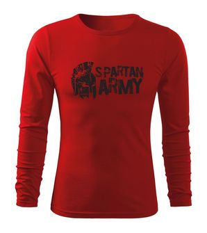 DRAGOWA Fit-T majica dugih rukava Ariston, crvena 160g/m2