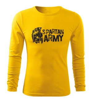 DRAGOWA Fit-T majica dugih rukava Ariston, žuta 160g/m2