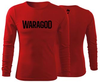 WARAGOD Fit-T majica s dugim rukavima FastMERCH, crvena 160g/m2