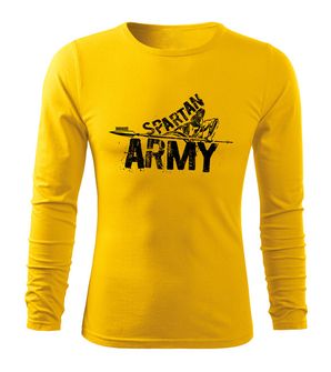 DRAGOWA Fit-T majica dugih rukava Nabis, žuta 160g/m2