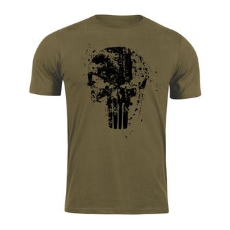 DRAGOWA kratka majica Frank The Punisher, maslinasta 160g/m2