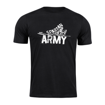 DRAGOWA kratka majica spartan army Nabis, crna 160g/m2