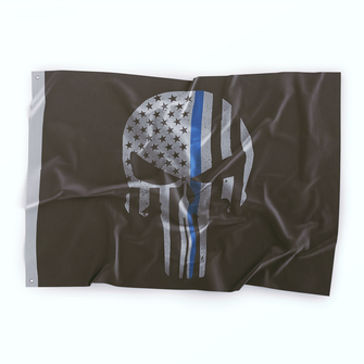 WARAGOD American Punisher Skull zastava 150x90 cm