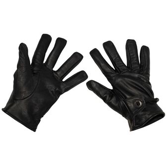MFH kožene western rukavice, crna